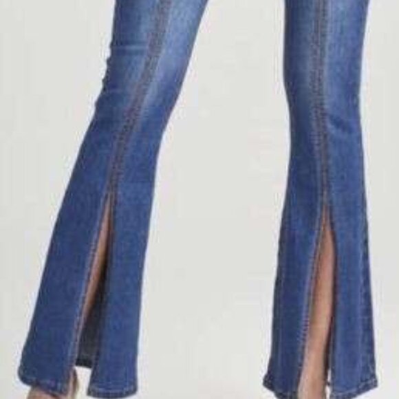 Venus Split Detail Boot Cut Jeans Size 6 - Picture 4 of 4